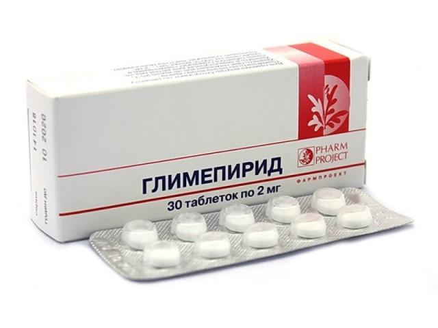 глимепирид 2мг. №30 таб. /фармпроект/ 1094
