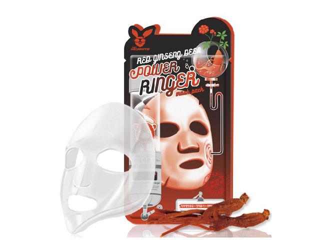 *elizavecca набор маска тканевая для лица красный женьшень №10. 941938