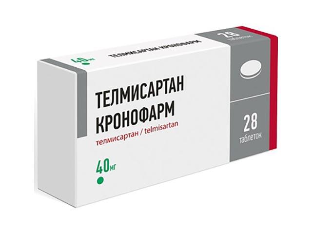 телмисартан кронофарм 0,04 n28 табл