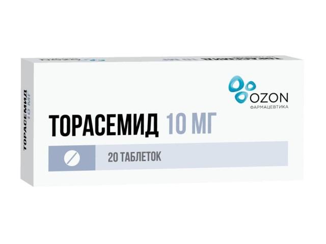 торасемид 10мг. №20 таб. /озон/ 3493