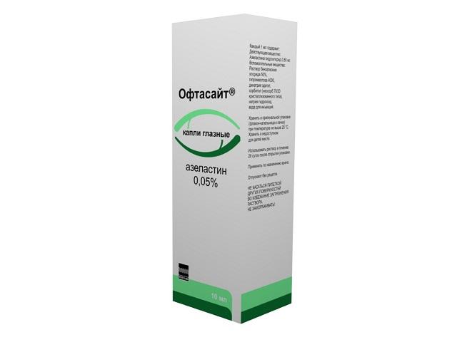 офтасайт 0,05% 10мл флак/кап капли глазные