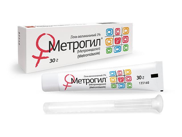 метрогил 1% 30г. гель вагин туба 2246