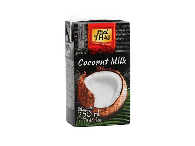 *эксим "real thai" кокосовое молоко 250 мл. tetra pak n2761