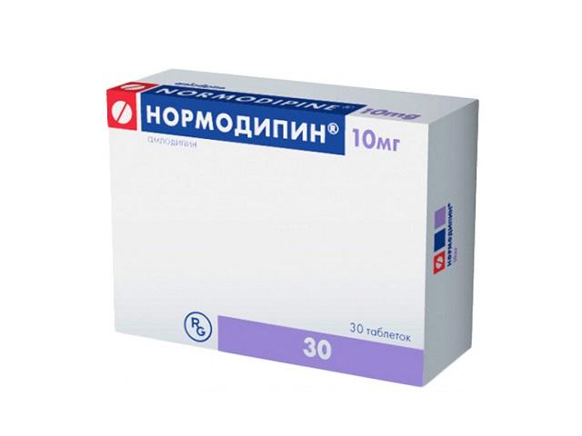 нормодипин 10мг. №30 таб. /гедеон рихтер/