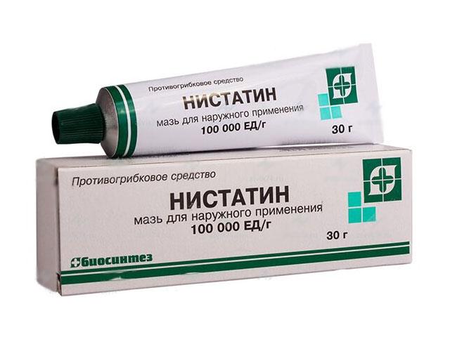 нистатиновая 100000 ед/г 30г. мазь /биосинтез/ 0686