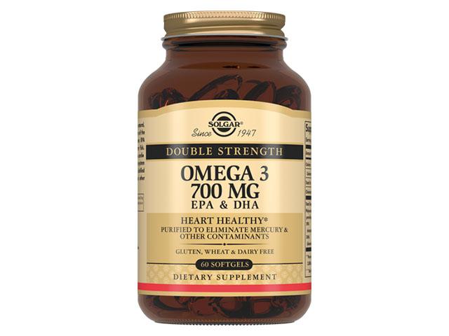 солгар двойная омега-3 эпк/дгк 700мг. №60 капс.
