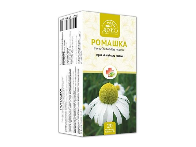 алтайские травы ромашка 1,5г. №20 пак.