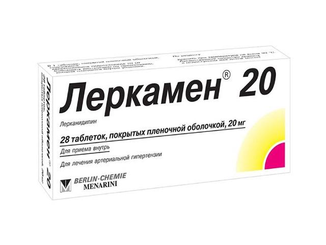 леркамен 20мг. №28 таб. п/п/о /берлин хеми/ 4395