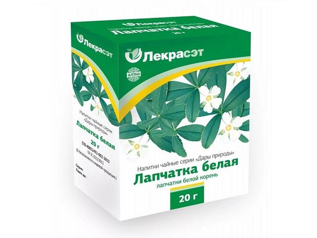 лапчатка белая корень 20г./лекра-сэт/