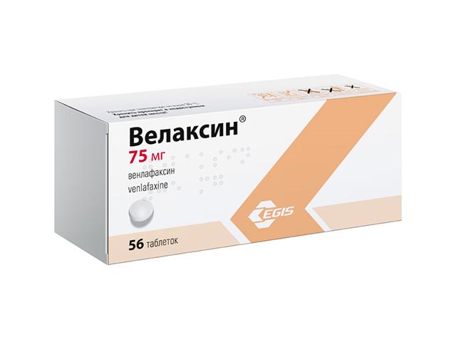 велаксин 75мг. №56 таб.