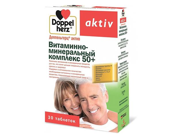 доппельгерц актив вит.-минер. комплекс 50+ №30 таб.