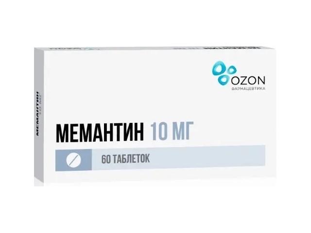 мемантин 10мг. №60 таб. п/о /атолл/озон/