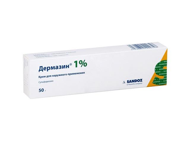 дермазин 1% 50г. крем /лек/