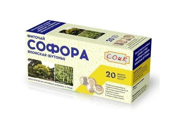 софора японская бутоны 1,5г. №20 пак. (бад) чайн.напиток