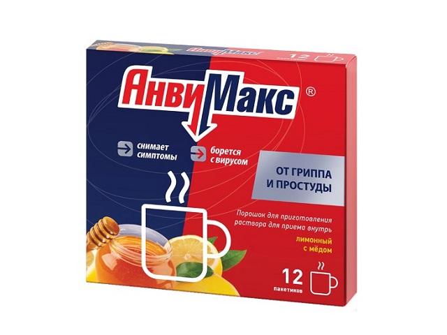 анвимакс пор.д/пригот.р-ра.д/приема внутрь пак.5г №12 лимон-мед 3751