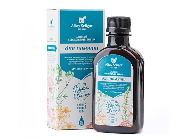 алтайский бальзам д/памяти 200мл. /арт.1847/