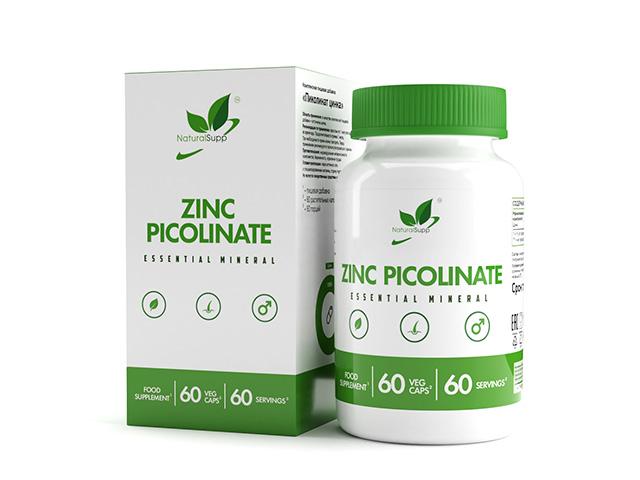 *naturalsupp цинк пиколинат veg №60 капс. 00-00000780