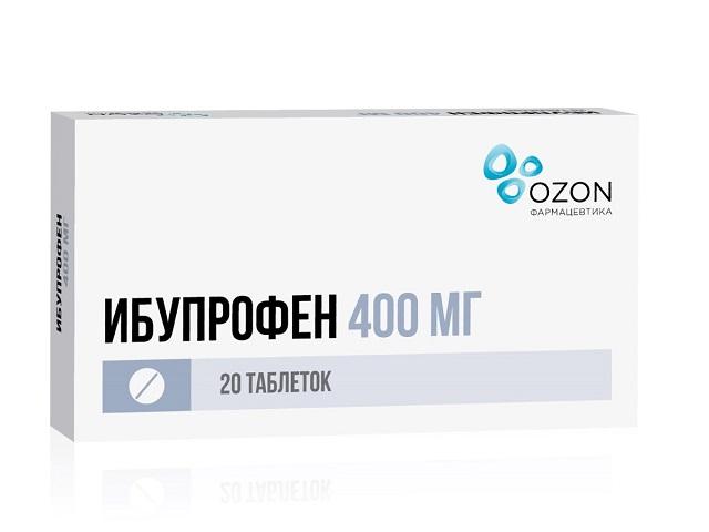 ибупрофен 400мг. №20 таб. п/о /озон/ 1406