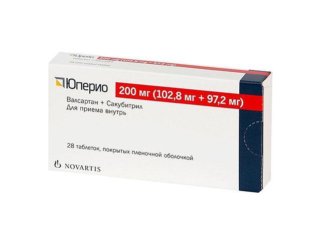 юперио 200мг.(102,8мг+97,2мг.) №28 таб.п/п/об.