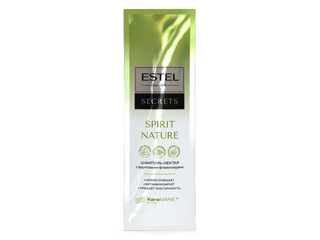estel secrets саше шампунь-нектар с фрукт флавон д/волос spirit nature 10мл es n s10