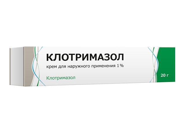 клотримазол 1% 20г. крем д/наруж прим./тульская фф/