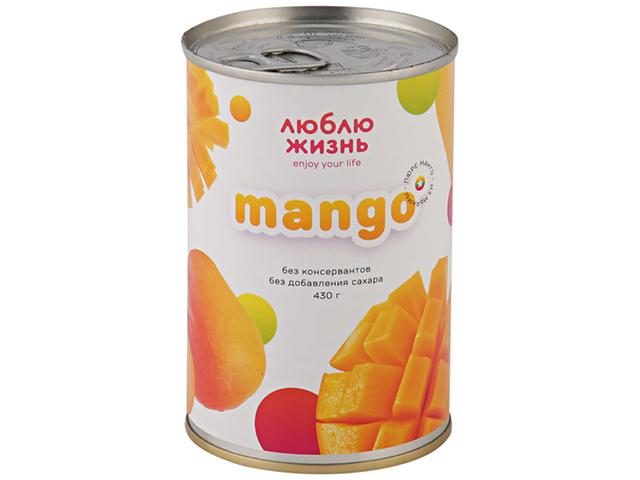 *эксим манго из мьянмы (пюре) 430 г., ж/б  n1634