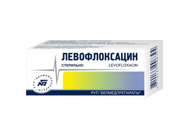 левофлоксацин 0,5% 5мл. №1 гл.капли /белмедпрепараты/
