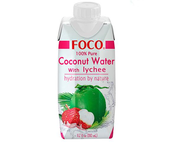 *эксим "foco" кокосовая вода с соком личи  330мл. tetra pak 03568