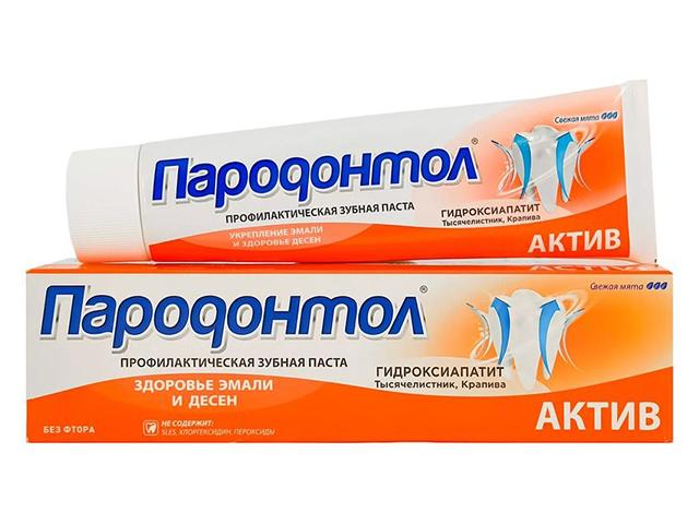 пародонтол зуб.паста актив 124г./130мл.