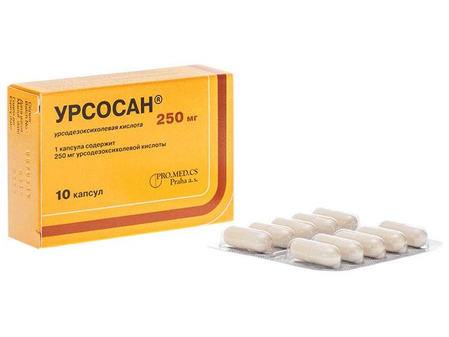 урсосан 250мг. №10 капс.