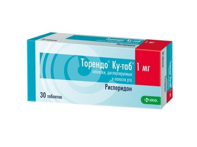 торендо ку-таб 1мг. №30 таб. п/о /krka/ 5912