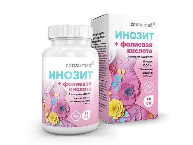 консумед инозит + фолиевая кислота, капсулы №60 (consumed)