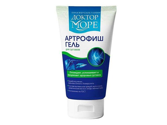 доктор море артрофиш крем-гель д/тела д/суставов охлаждающий аром.масла+акул.хрящ 150мл.