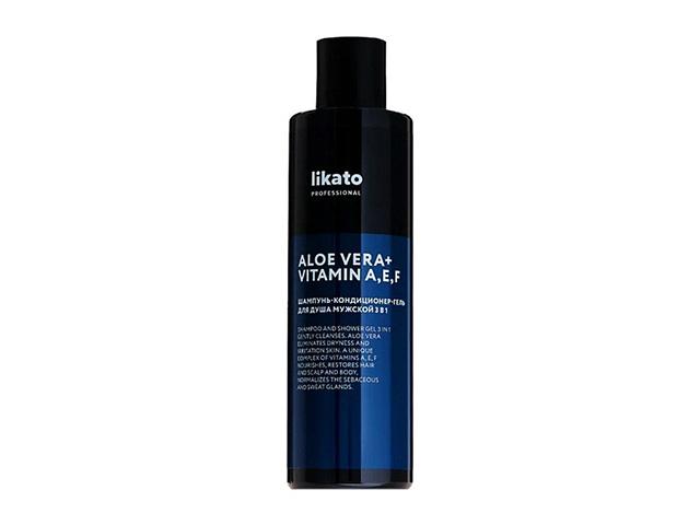 likato proffesional men шампунь-кондиционер-гель для душа мужской 3в1 250мл (311342/468941)
