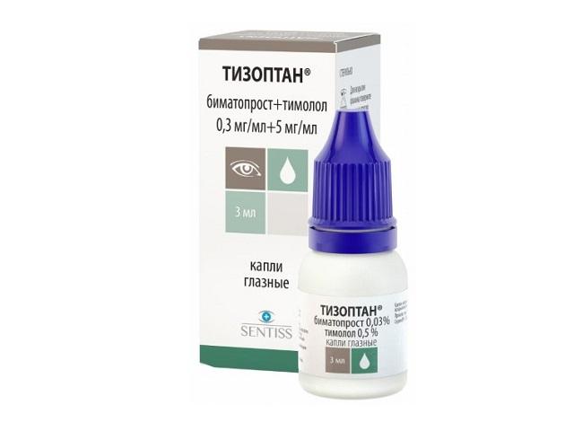 тизоптан 0,3+5мг/мл 3мл фл. капли гл, 0130