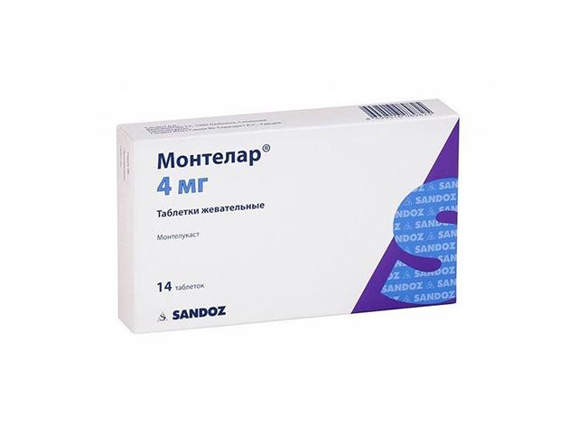 монтелар 4мг. №14 таб.жев. 8834