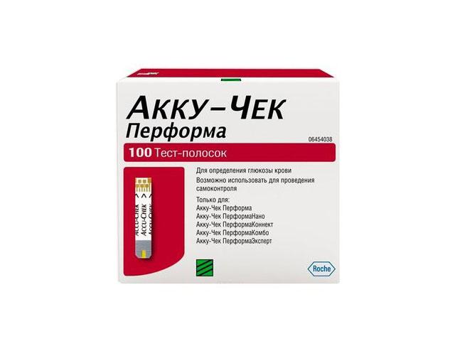 акку-чек тест-полоски перформа №100 (50х2) [accu-chek]