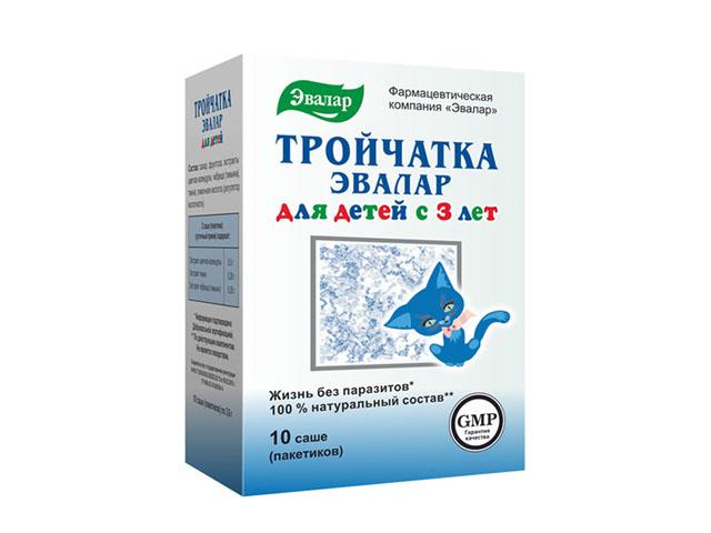тройчатка д/детей 3,6г. №10 саше /эвалар/