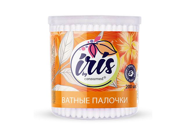 ирис бай консумед ватные палочки №200 цилиндр (iris by consumed)