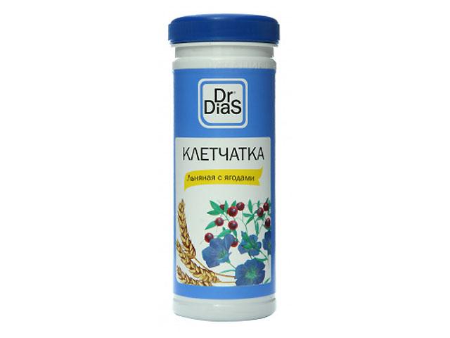 др.диас клетчатка льняная с ягодами 170г. [dr.dias]