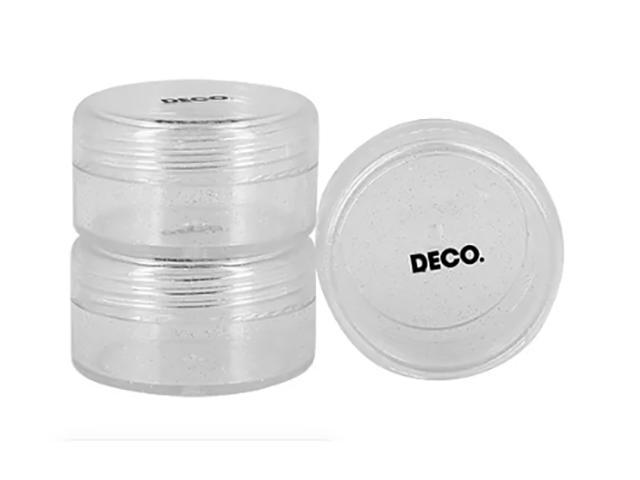 deco набор дорожных флаконов для кремов и косметики glow dream 3шт 180845 (531975)