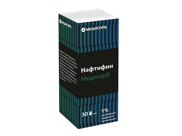 нафтифин медисорб 0,1% 30мл. р-р д/наруж.прим