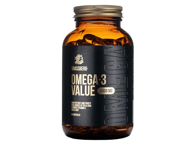 грассберг омега вэлью 30% 1000мг капс. №90 (grassberg)