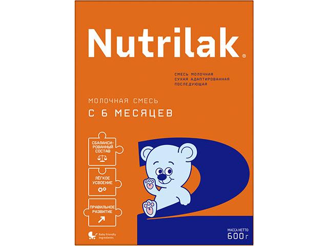 нутрилак-2 молочн.смесь 600г. 6-12мес. [nutrilak]