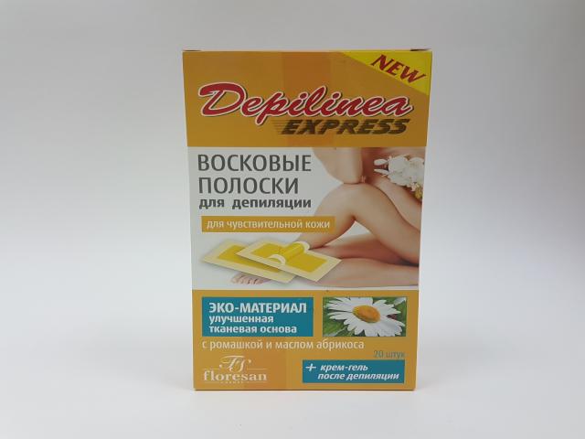 флоресан полоски д/депил. д/чувств. кожи №20 ромашка ф-484n [floresan]