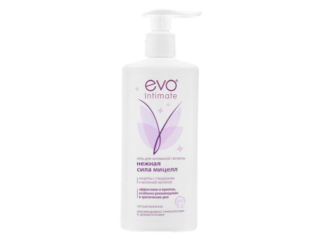 evo intimate гель для интимной гигиены нежная сила мицелл 250мл