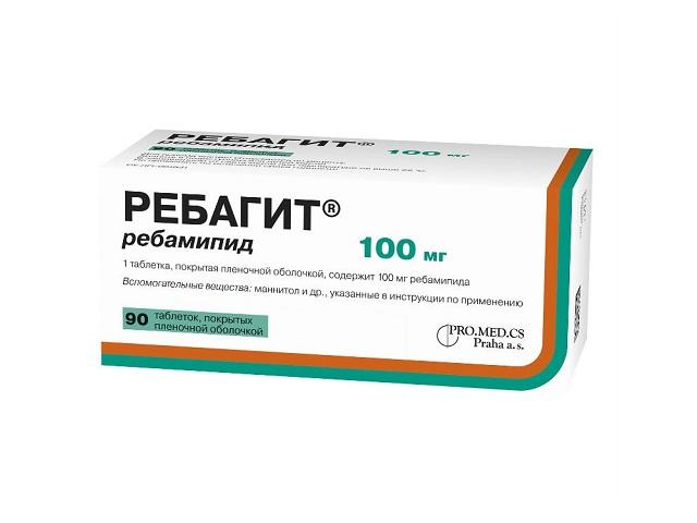 ребагит 100мг. №90 таб. 0712