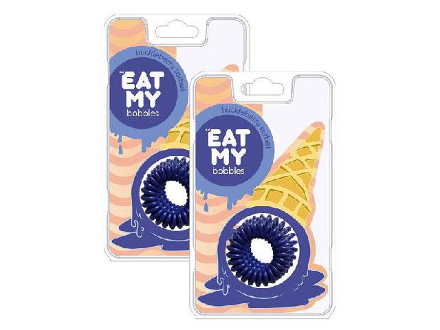 *eat my bobbles резинки для волос. черничный сорбет, 3шт. 4631141311432