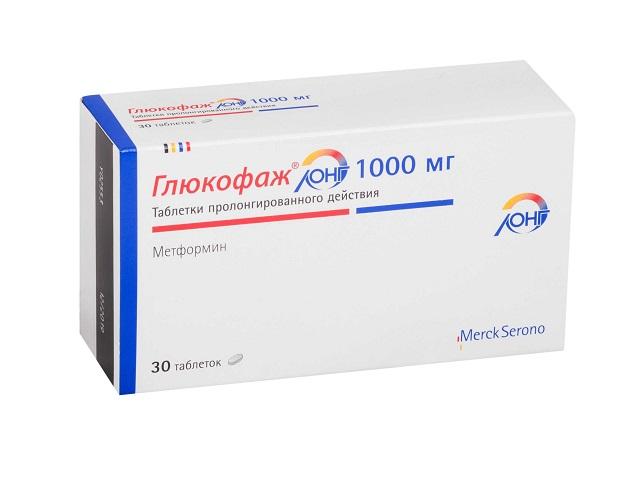 глюкофаж лонг 1000мг. №30 таб. пролонг. 8469