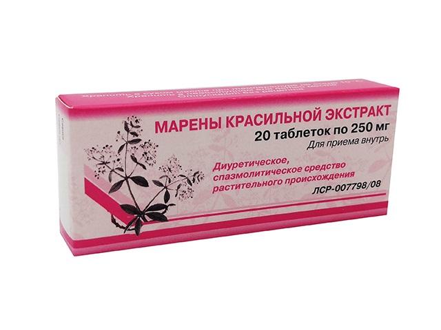 марены красильной экстр. 250мг. №20 таб./вифитех/ 6925